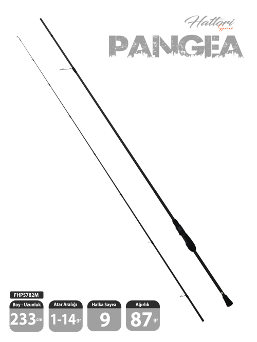 Hattori Pangea 190cm 02-4gr LRF Kamışı 632UUL