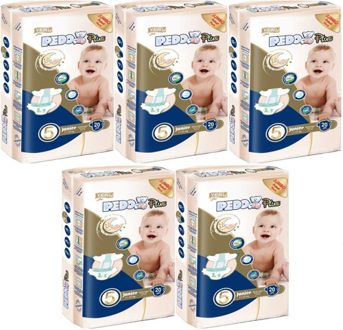 Plus Bebek Bezi 5 Beden 11-25 KG Junior 100 Adet Jumbo MeGa Pk