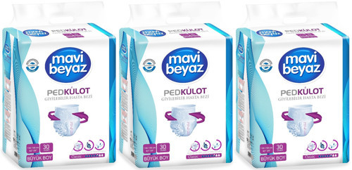 Ped Emici Külot Yetişkin Bezi L - Large - Büyük 90 Adet