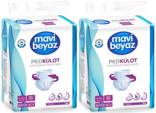 Ped Emici Külot Yetişkin Bezi L - Large - Büyük 60 Adet