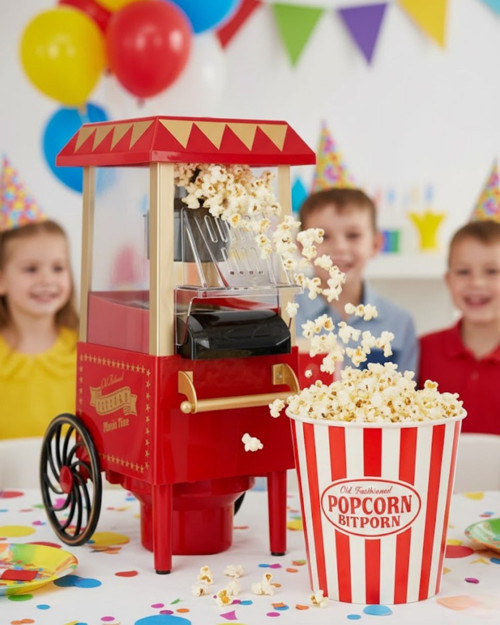 5 Dakikada Popcorn Hazırlayan Yağsız Patlatma Makinesi - MZUIRG4808-4669