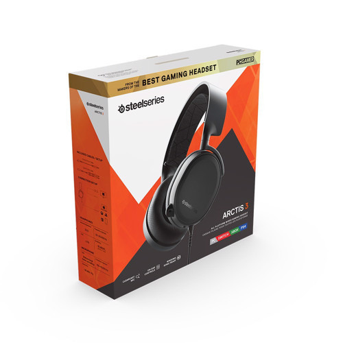 Arctis 3 7.1 Surround Siyah 2019 Edition Kablolu Oyuncu Kulakligi