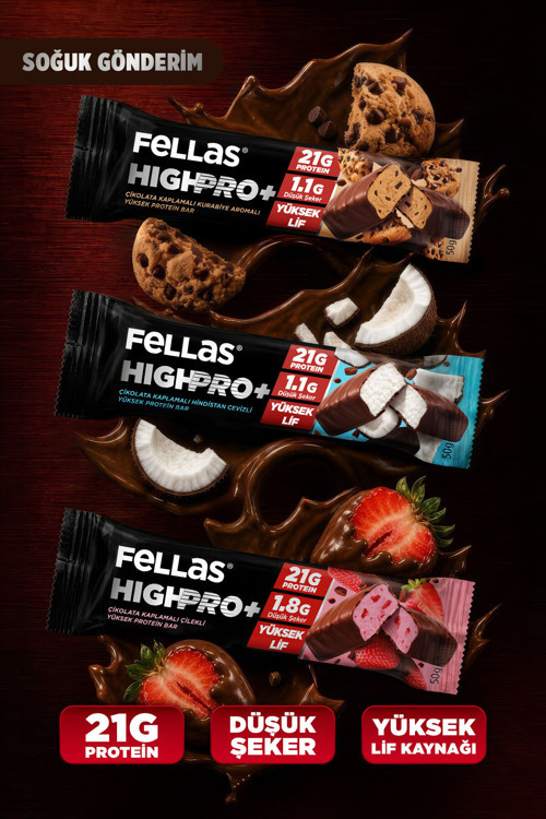 Çikolata Kaplı HighPro Protein Bar 50gr Deneme Paketi 3'lü