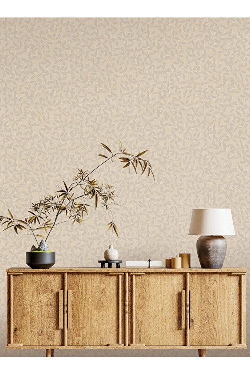 Signature Touch Design Wallpaper | MUSE 25109-3, Vizon, Çok renkli, Krem, Bej, Elyaf Taban (Non-Woven) - 16.5 m²
