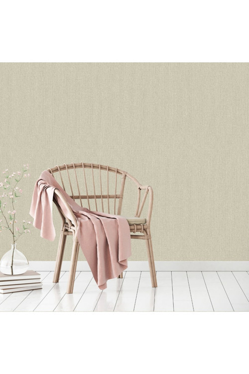 Düz Desenli Duvar Kağıdı | EPHES 1013-2, Bej, Elyaf Taban (Non-Woven) - 10.6 m²