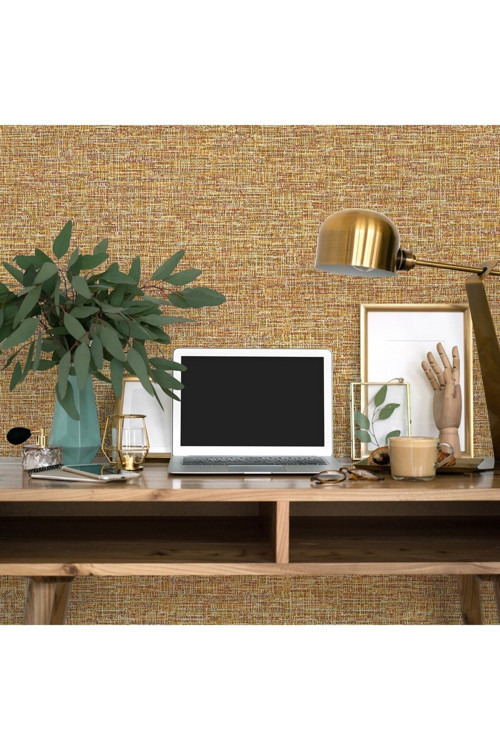 Çok Renkli Tasarım Duvar Kağıdı | BETA 1111-4, Kahverengi, Elyaf Taban (Non-Woven) - 16.5 m²