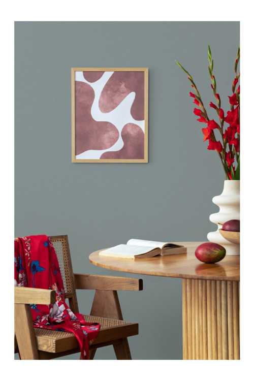 Modern Düz Desen Duvar Kağıdı | HUE 24205-10, Yeşil, Elyaf Taban (Non-Woven) - 16.5 m²