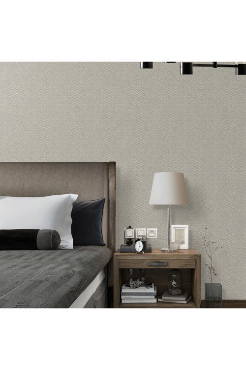 Düz Duvar Kağıdı | EPHES 1014-5, Gri, Elyaf Taban (Non-Woven) - 10.6 m²