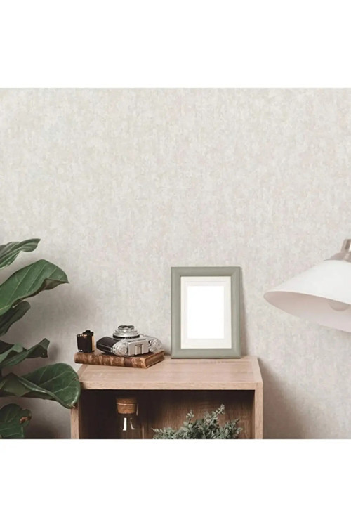 Düz Dokulu Duvar Kağıdı | OCTAGON 1203-1, Beyaz, Elyaf Taban (Non-Woven) - 10.6 m²