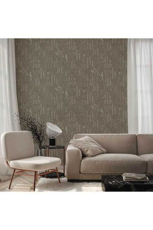 Modern Düz Desen Duvar Kağıdı | OMEGA 23212-5, Soluk Gri, Elyaf Taban (Non-Woven) - 16.5 m²