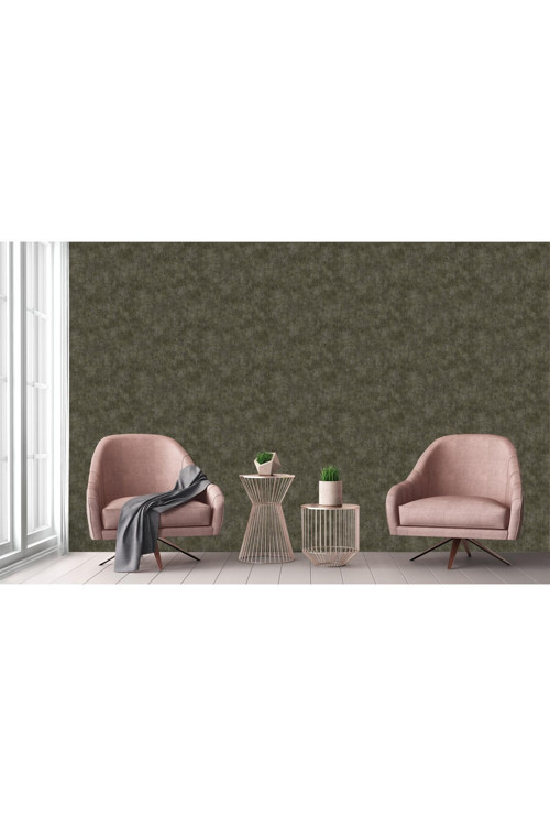 Klasik Düz Duvar Kağıdı | TROPICANO 9908-5, Koyu, Kağıt Taban - 16.5 m²