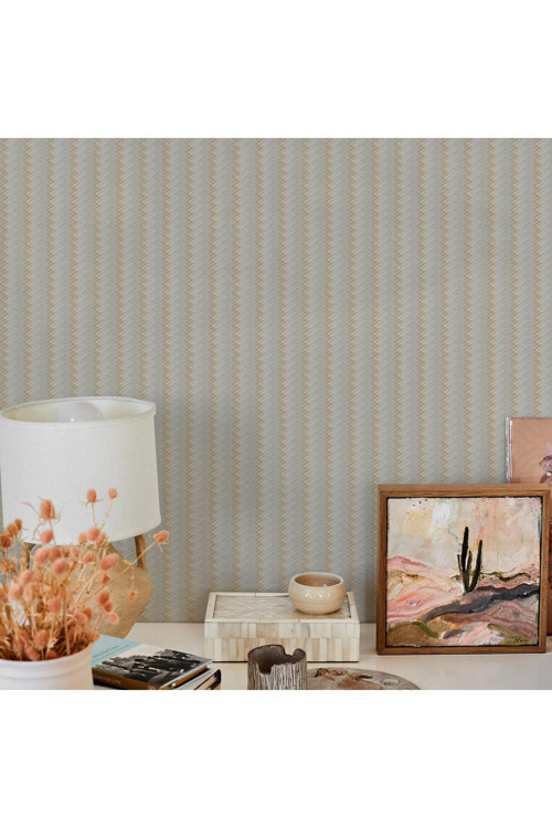 Modern Geometrik Desen Duvar Kağıdı | OMEGA 23206-4, Gri, Elyaf Taban (Non-Woven) - 16.5 m²