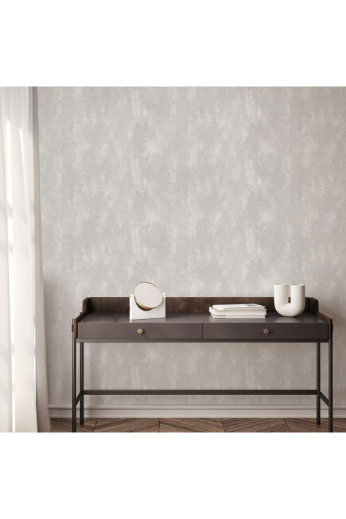 Modern Düz Desen Duvar Kağıdı | ROKA 23111-1, Beyaz, Elyaf Taban (Non-Woven) - 16.5 m²