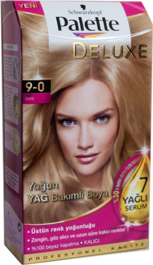 Saç Boyası 9-0 Sarı x 4 Adet