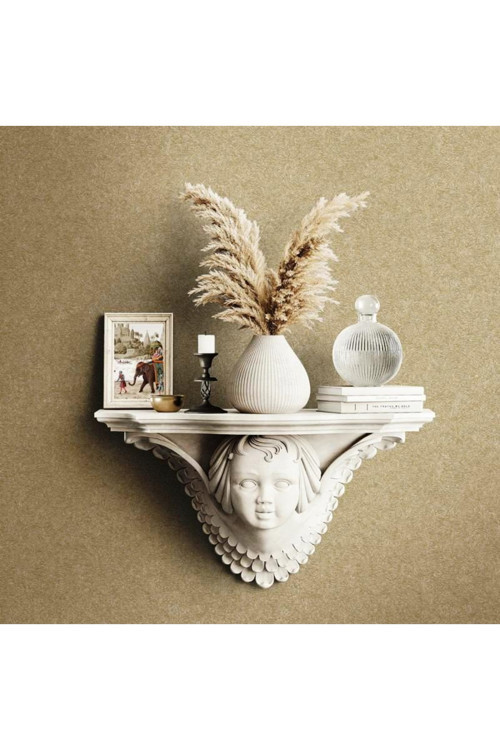 Düz Desen Duvar Kağıdı | ROCOCO 1404-5/15, Vizon, Elyaf Taban (Non-Woven) - 16.5 m²