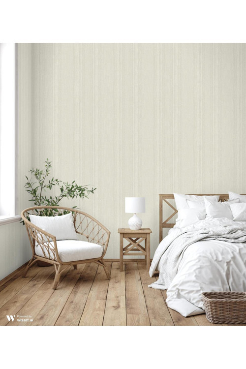 Kumaş Desen Duvar Kağıdı | ALFA 3711-1, Beyaz, Kağıt Taban - 16.5 m²