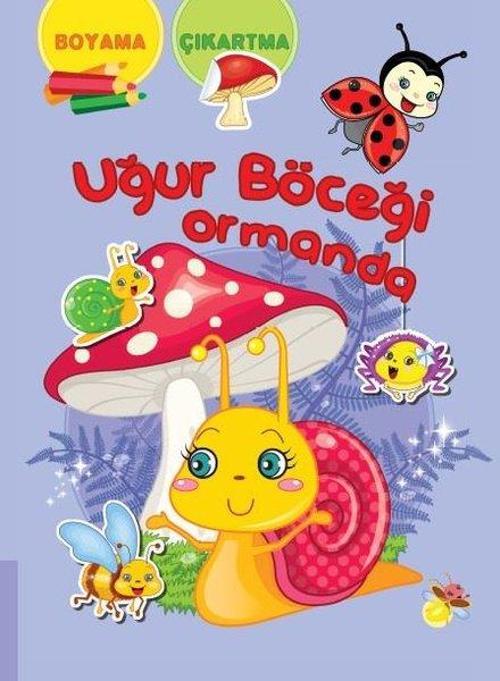 Uğur Böceği Ormanda Boyama Kitabı