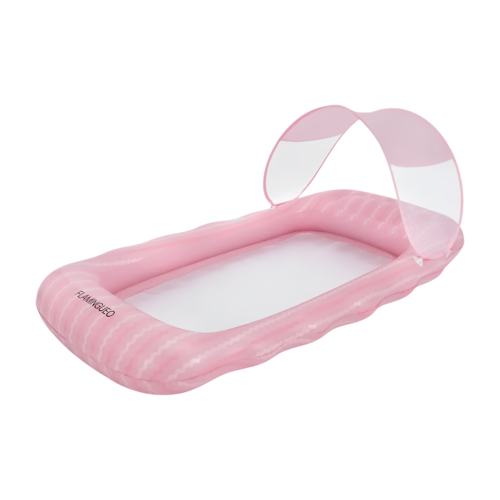 Tenteli Fileli Havuz Yatağı Belmondo Pink