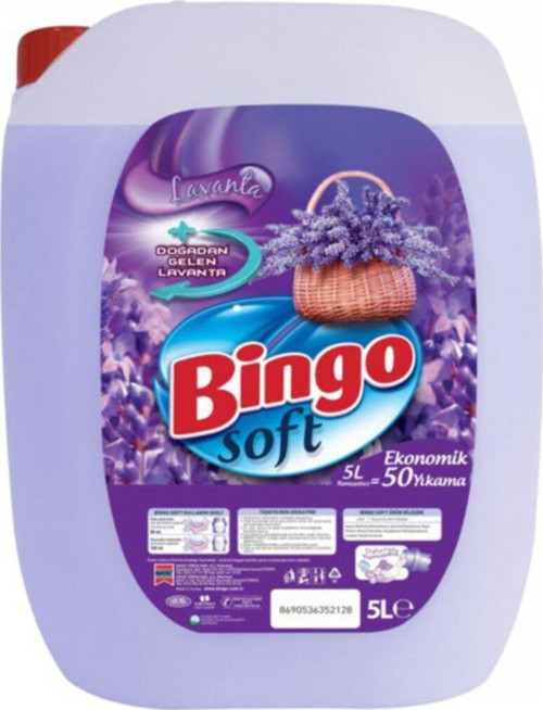 Soft 5.lt Lavanta Rüzgarı - 4'lü Koli