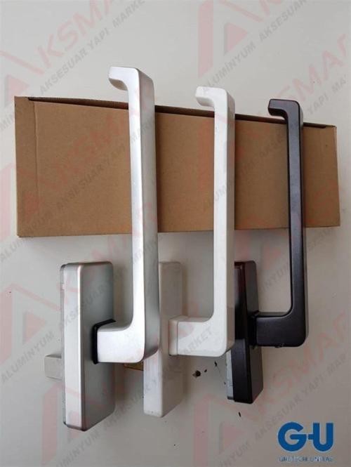 Aluminyum Tam Otomatik Sürme Için Kapı Kolu -sol Gri