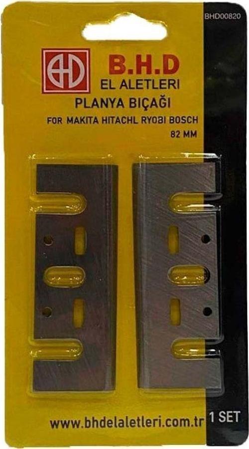 B.H.D 82 Mm Hss Geniş Planya Bıçağı 2 Li Set
