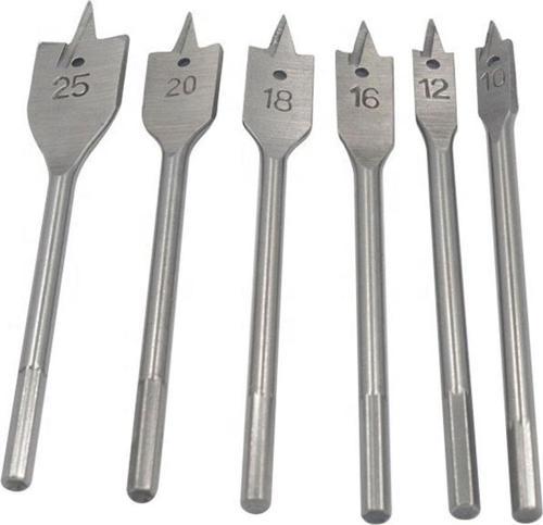 Ağaç Delici Kelebek Yaprak Matkap Uç Seti Ahşap 6 Parça