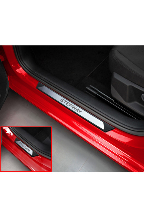 Dacia Sandero Stepway Krom Kapı Eşik Koruması 2012-2020 Arası 4 parça