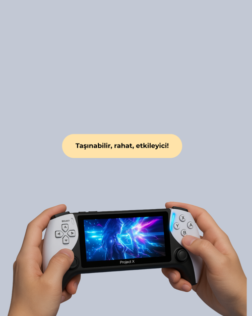 popüler Kompakt ve Hafif Retro Oyun Konsolu 1000 Klasik Oyun Dahil 2026