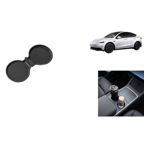 Tesla Model 3 / Y Standart ve Juniper Uyumlu Orta Bardaklık Pedi Kaymaz Konsol Koruyucu Matı 1 Ade
