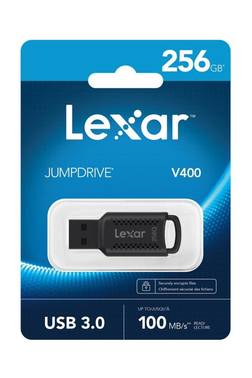 256GB Lexar LJDV400256G JumpDrie V400 USB 3.0 100MB/s USB Flash Bellek