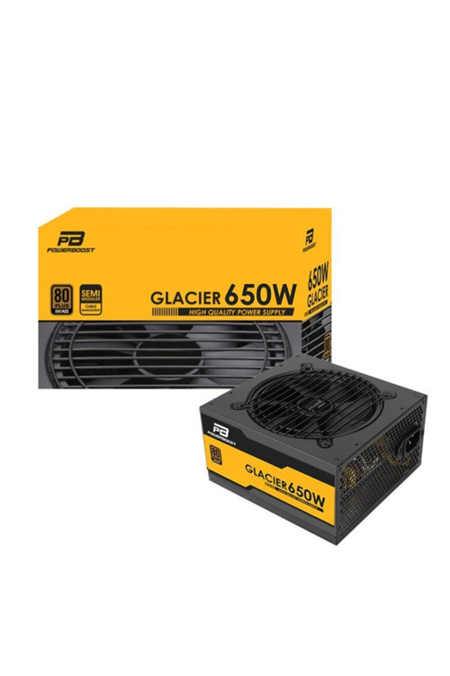 Powerboost Glacıer 650w 80+ Bronze 12cm Fan Guc Kaynagı Jpsu-bst-atx650b