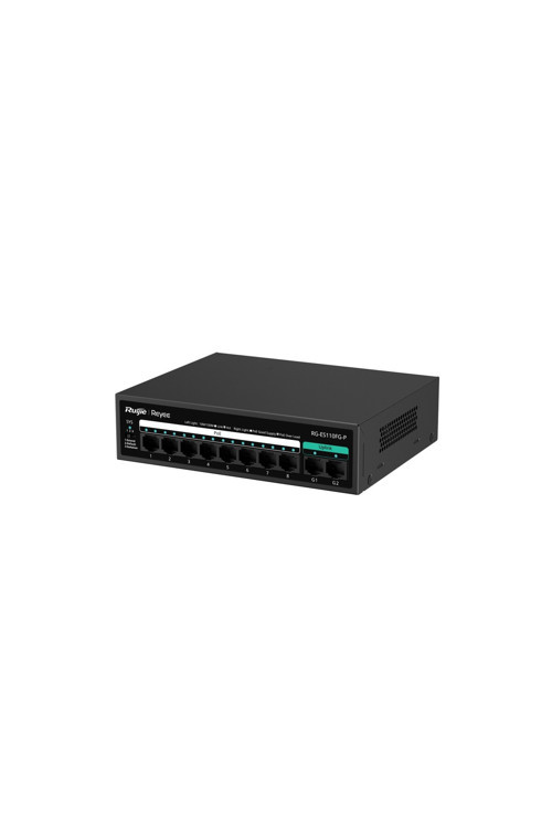 Reyee RG-ES110FG-P 8x10/100BASE-T PoE+port 2x10/100/1000BASE-T 120W PoE