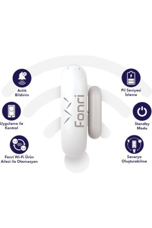 FONRİ NAS-DS01W0 WIFI KABLOSUZ AKILLI KAPI / PENCERE SENSÖRÜ