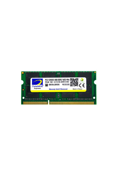 Sodimm 8 GB 1600MHz 1.5V DDR3 Notebook Ram