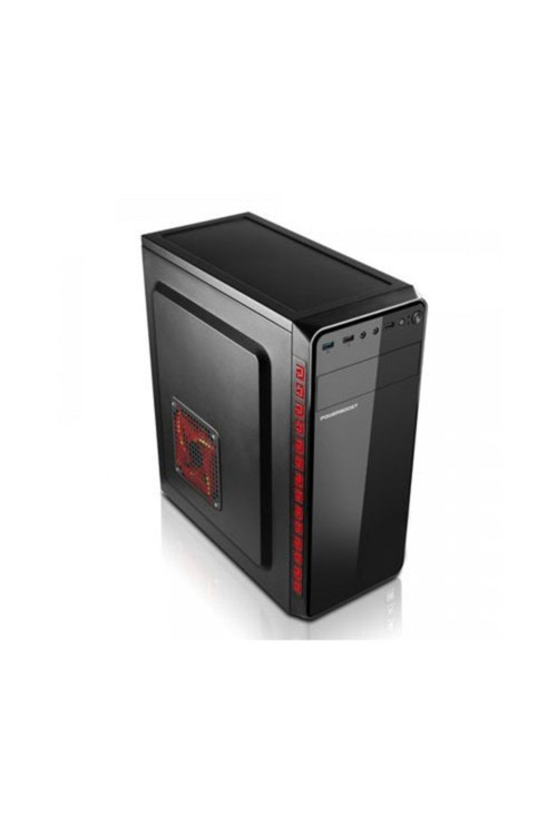 Powerboost Vk-1625 350w Spcc 0.45mm, Shiny Piano Siyah Usb 3.0 Mid Tower Kasa