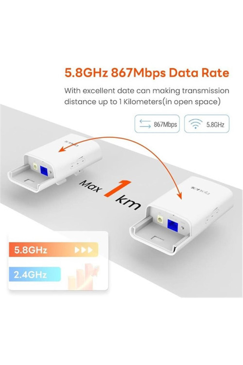 O1-5g-kıt Outdoor 867 Mbps 9 Dbi Dış Mekan Access Point