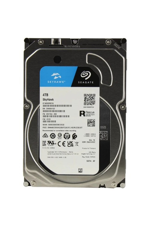 3.5 SKYHAWK 4TB 5900RPM 256MB SATA3 Güvenlik HDD ST4000VX016 (7/24) Seagate TR Disty Garant