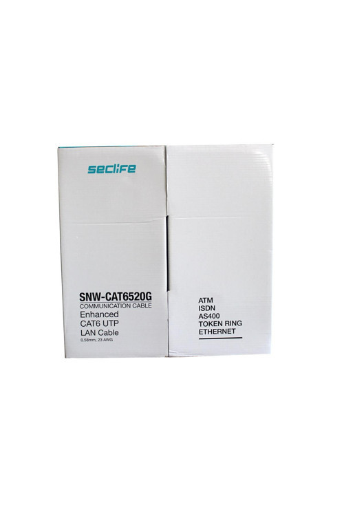 SECLIFE SNW-C6520G 23AWG UTP 305m Cat6 Kablo