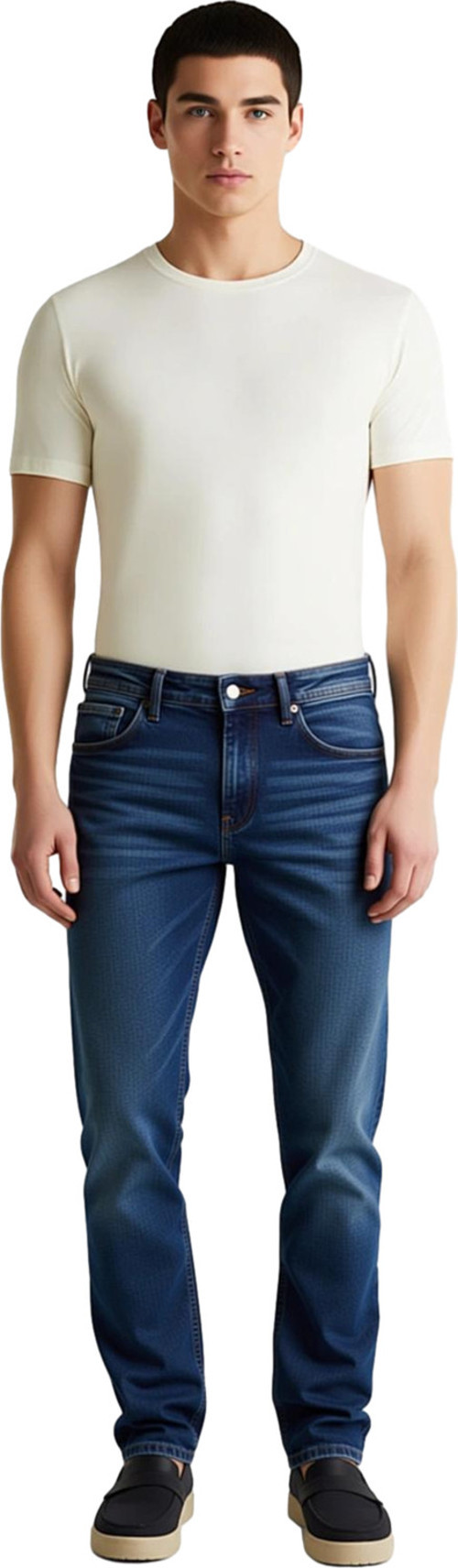 Erkek Regular Boy Pamuk Denim Skinny Kot Pantolon Günlük Şıklık Yaz Aylarının Vazgeçilmezi