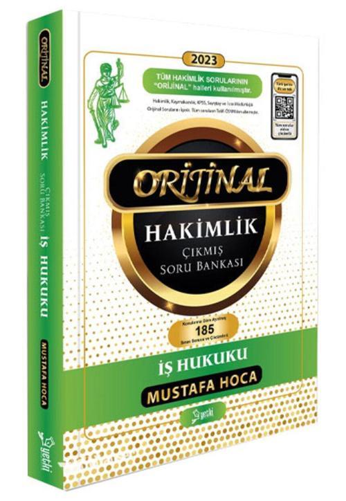 Yetki Yayıncılık 2024 Orijinal İş Hukuku Hakimlik Soru Bankası