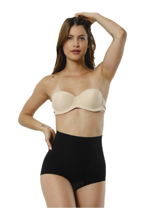 Korse Sepeti Lazer Kesim Slip Korse Siyah 3005