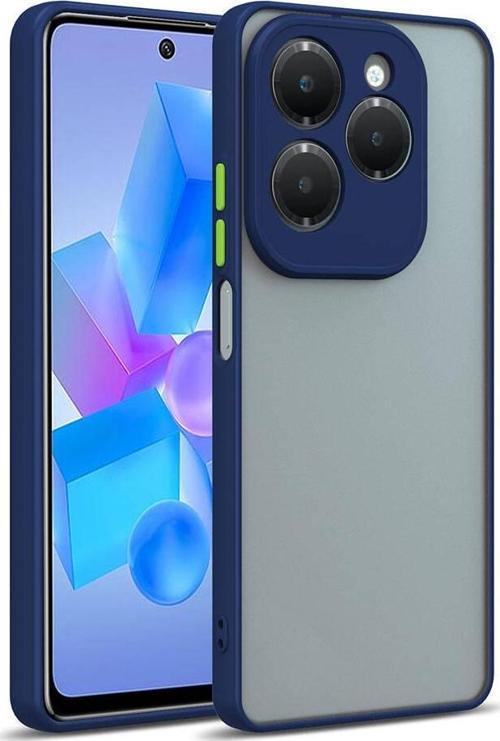 İnfinix Hot 40i Kılıf Mat Yüzey Kamera Korumalı Silikon