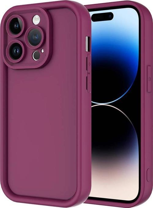 iPhone 14 Pro Kılıf Kamera Korumalı Ananas Silikon Kapak