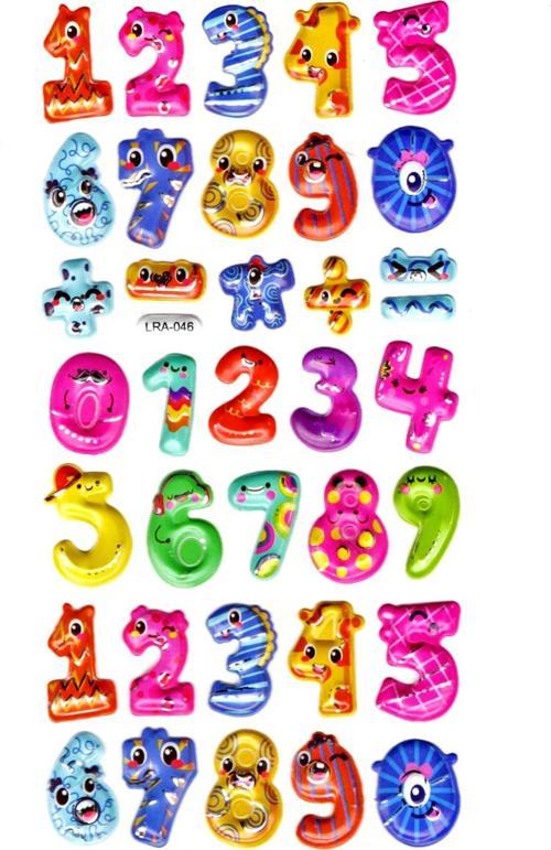 Sticker Kabartmalı Stiker Defter, Planlayıcı Etiket (limlra-046)-17x9cm- Mutlu Sayılar