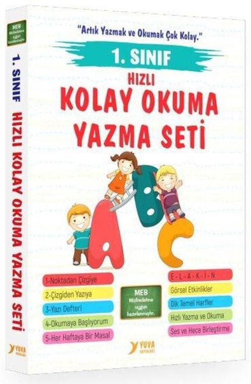 1. Sınıf Okuma Yazma Seti - 5 Kitap Takım