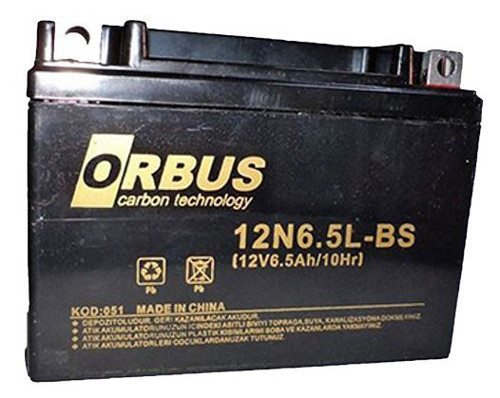 12N6.5L-BS 12V 6.5A Motosiklet Aküsü (139 X 66 X 100 MM) (2.05Kg)