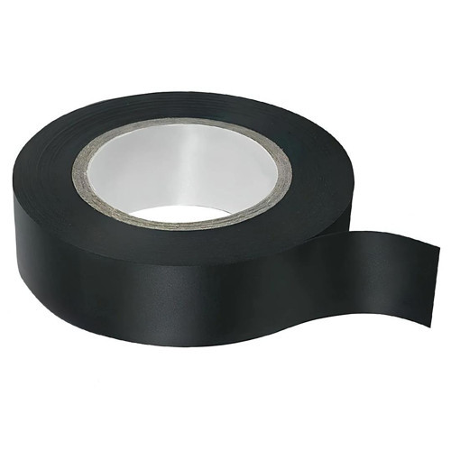 NO2133 19mm 25Yrd Vinil Alev Yürütmeyen İzole Bant 23 Metre Siyah Tekli - İzole Bandı
