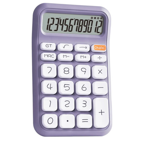 PM-25411 Mor 12 Haneli Hesap Makinesi