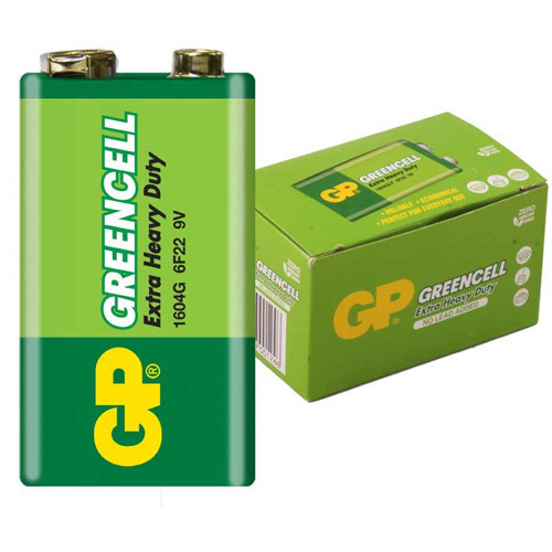 1604G-B Greencell 9 Volt Pil (10'lu Paket)