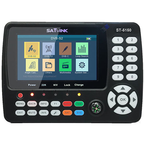 ST-5150 Combo DVB-S/S2/C/T/T2 - 4.3'' Ekranlı Görüntülü Full HD Uydu Yön Bulucu